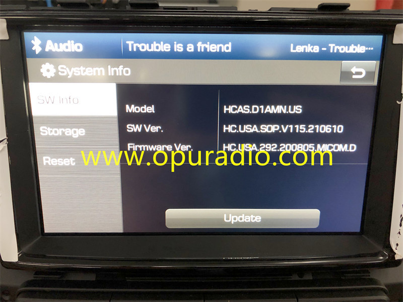 96160J0100URD 2018-2020 HYUNDAI ACCENT 7inch TOUCH SCREEN CARPLAY