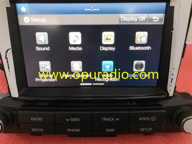 96160J0100URD 2018-2020 HYUNDAI ACCENT 7inch TOUCH SCREEN CARPLAY