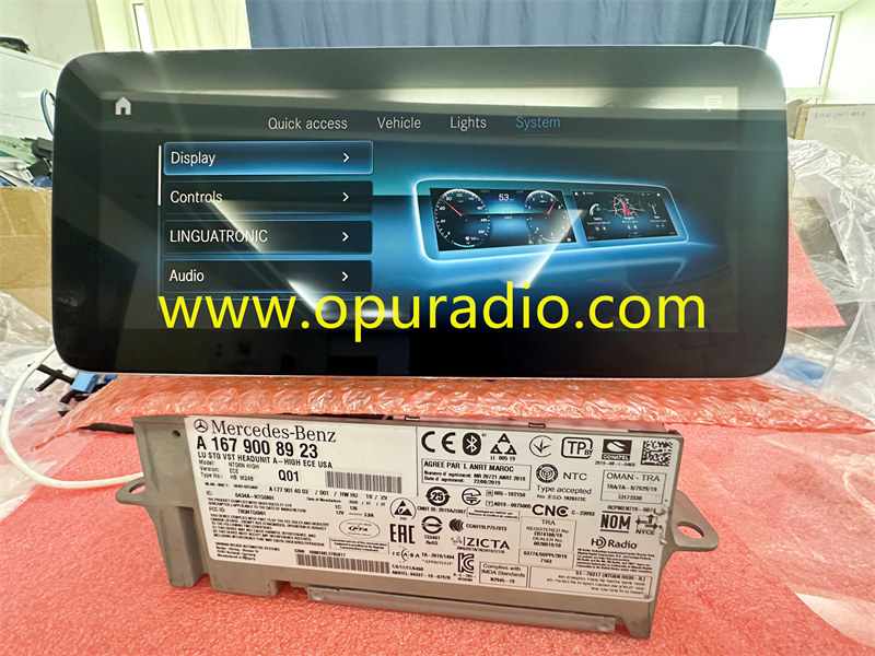 A1679005218 NTG6N HIGH USA ECE for 2019-2022 Merrcedes Comand W167 X167 GLE GLS Car Navi