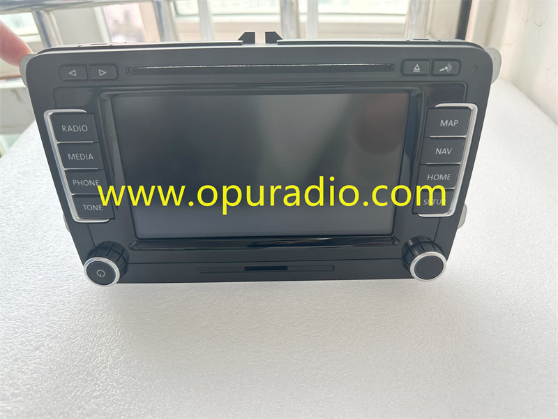 Touch Display LED Screen Face Button for 2010-2015 VW Golf Passat Continental RNS510 NAV Radio