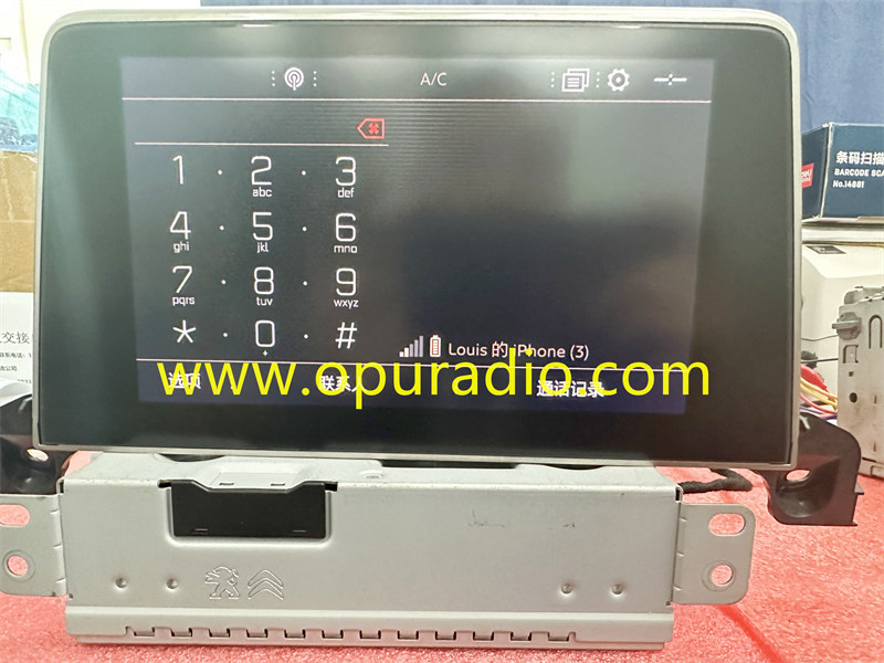 9830424280 Touch Display for 2016-2020 Peugeot 3008 Car Information Navigation Carplay