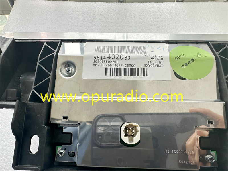 9830424280 Touch Display for 2016-2020 Peugeot 3008 Car Information Navigation Carplay