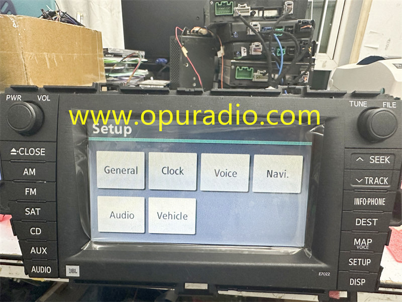 2010-2011 TOYOTA Prius JBL Navigation Radio 86120-47390 OEM E7022 Touch Screen