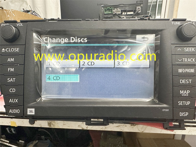 2010-2011 TOYOTA Prius JBL Navigation Radio 86120-47390 OEM E7022 Touch Screen