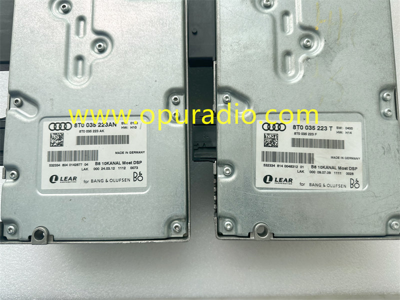 8T0035223 BANG OLUFSEN Amplifier for 2009-2012 Audi A4 A5 S5 RS5 Q5 AMP B8 MOST DSP