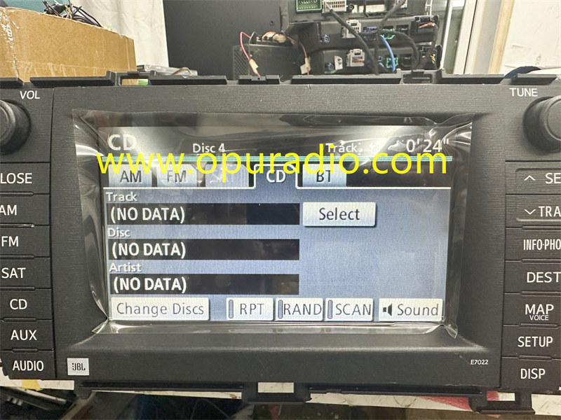 2010-2011 TOYOTA Prius JBL Navigation Radio 86120-47390 OEM E7022 Touch Screen