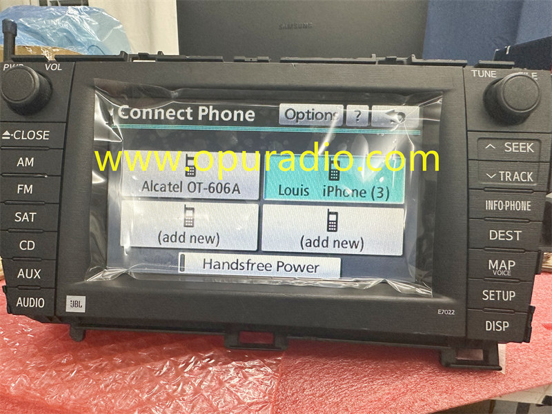 2010-2011 TOYOTA Prius JBL Navigation Radio 86120-47390 OEM E7022 Touch Screen