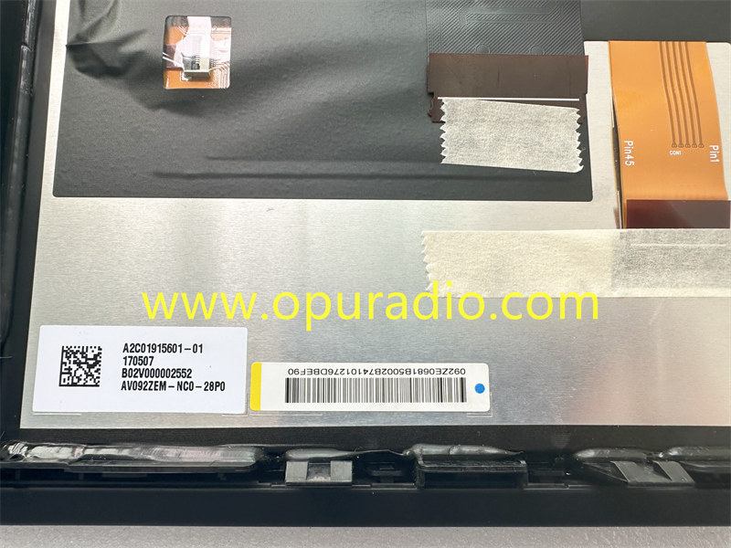 AV092ZEM for 2017 Skoda Superb B8 3V Information Multimedia Display Screen Monitor 3V0919606D