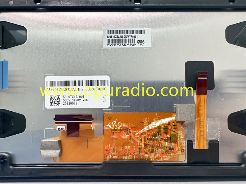 C070VAC01.0 for 2018-2020 Honda Accord Information Display 39710-TVA-A010-M1