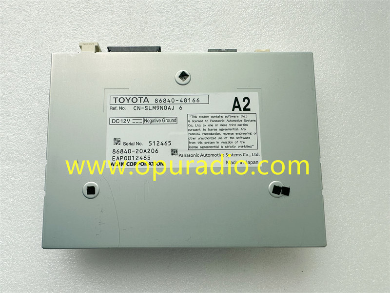 TOYOTA 86840-48166 48164 GPS COMPUTER XM ENTUNE 2022 2023 LEXUS GX460 LX570