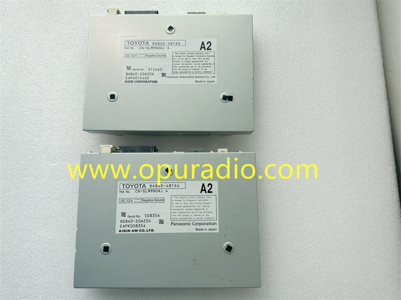 TOYOTA 86840-48166 48164 GPS COMPUTER XM ENTUNE 2022 2023 LEXUS GX460 LX570