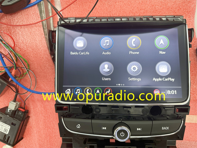 GM 42543583 Touch Display Screen for 2019-2021 Chevy Cruze Chevrolet Mylink car Navigation Carplay