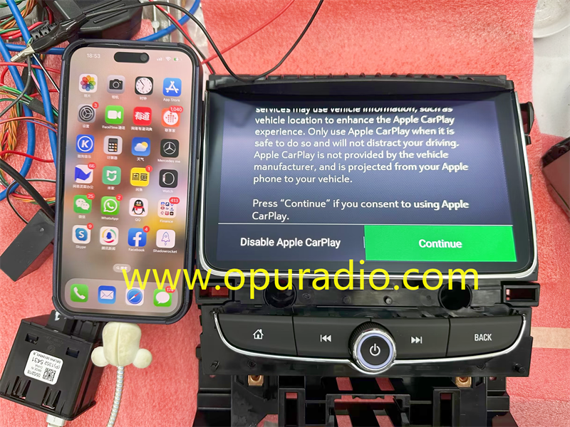 GM 42543583 Touch Display Screen for 2019-2021 Chevy Cruze Chevrolet Mylink car Navigation Carplay