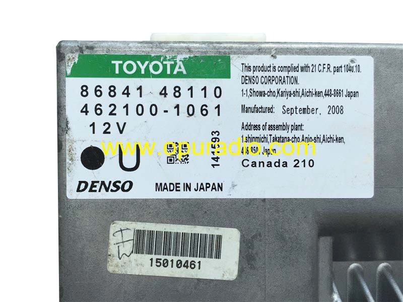TOYOTA 86841-48110 86841-0E020 0E030 DENSO Navigation for 2007-2009 Lexus GS300 GS430 RX400H RX350 RX330 GX470 ES350