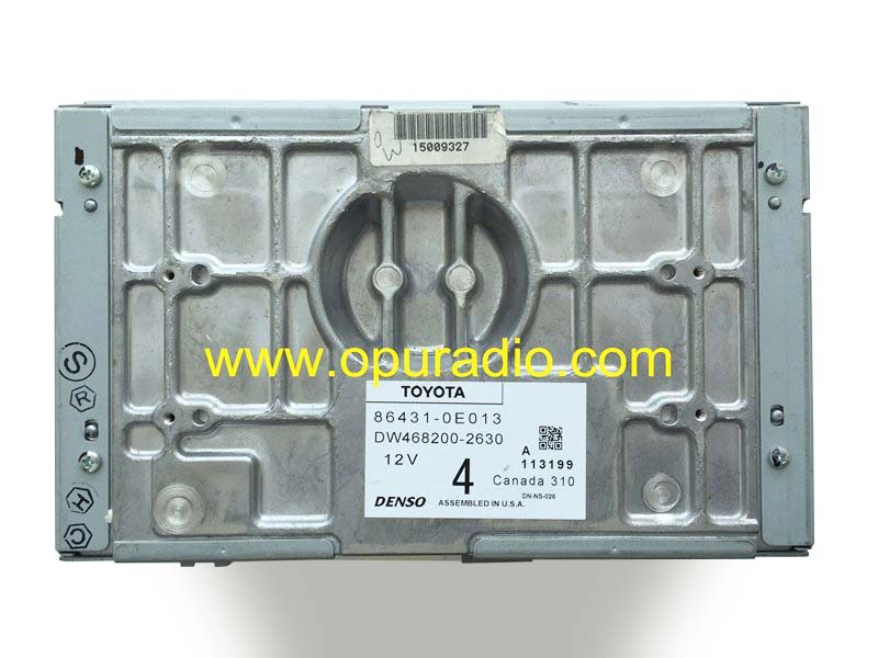 TOYOTA 86431-0E013 86431-0E020 DENSO Navigation computer for 2010-2014 Lexus RX350 RX450H car GPS MAP