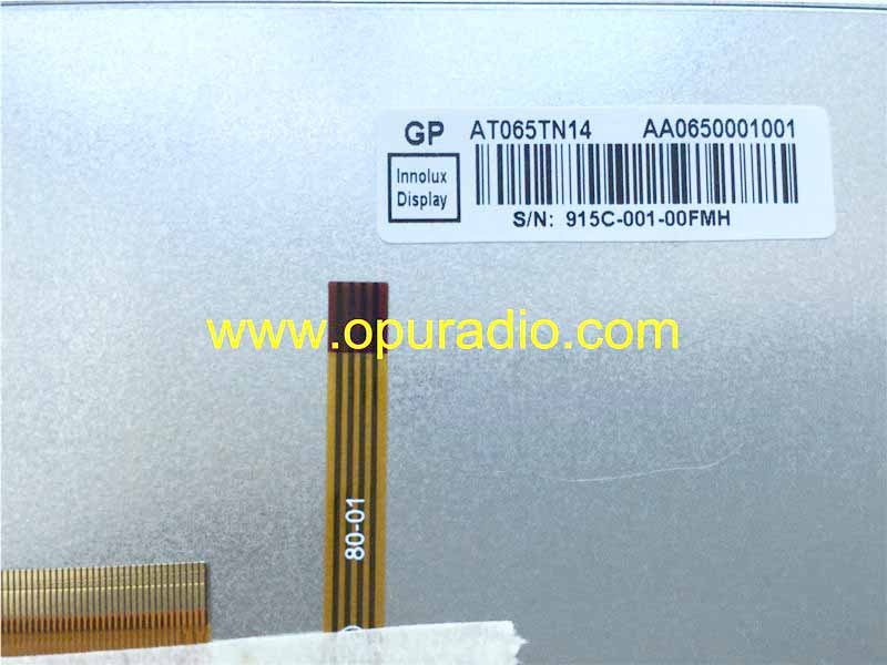 AT065TN14 LCD Display with touch screen digitizer for Mercedes Smart Fortwo 451 Bosch Highline Sat Nav