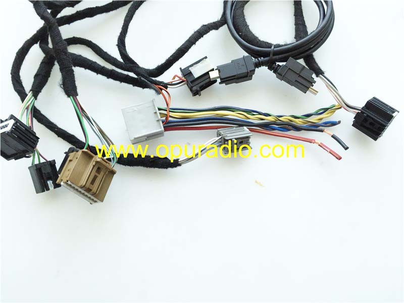Wiring Harness for Cadillac CUE Touch radio SRX CTS ATS XTS Chevrolet GMC Buick GM car radio power on bench