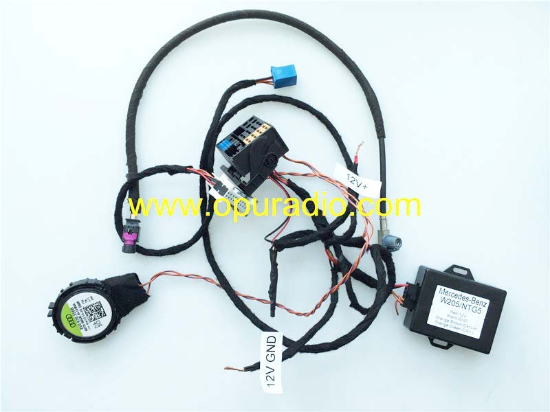 Wiring Harness Cables with decoder for 2015-2017 Mercedes W205 C class C220 C300 C400 C450 C63 ENTRY CD 205 ECE USA power on bench