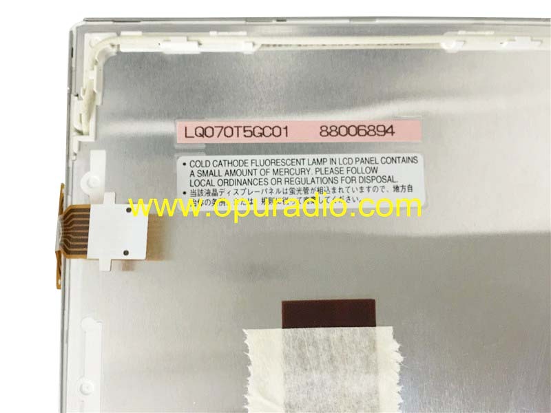 LQ070T5GC01 LCD Display Monitor with touch screen Digitizer exact for 2011-2013 Toyota 4Runner SUV E7028 Prius E7022 Car Navigation JBL Radio 86120-35