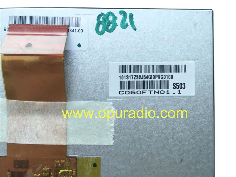 Display C050FTN01.1 LCD Monitor Screen for 2014-2016 Nissan Sentra Versa CD Receiver Radio XM Media Bluetooth APPS 28185 9MB0A Player 281859MB0A