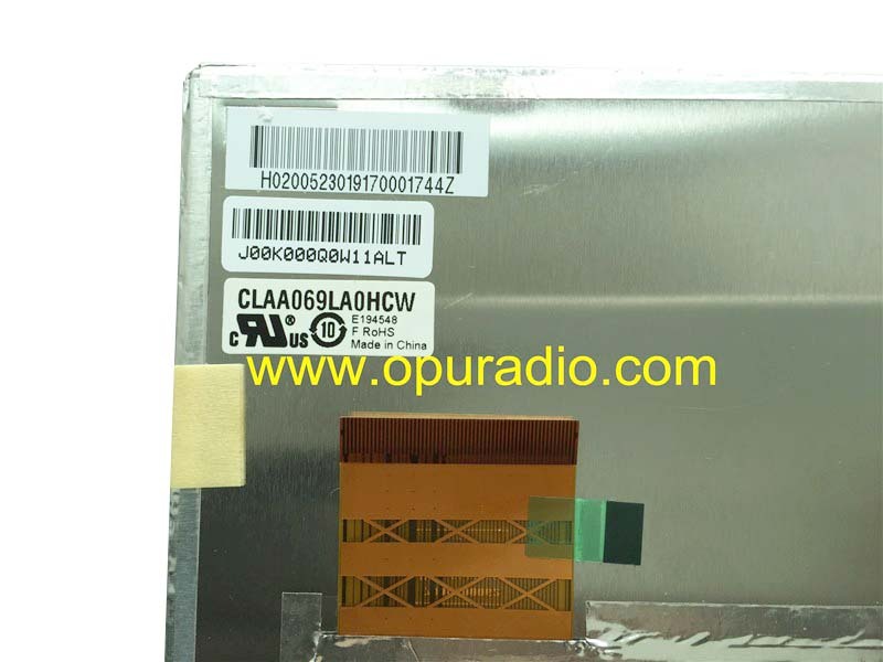CLAA069LA0HCW Display LCD Monitor Screen For Pioneer DVD Player MIXTRAX AVH-P8400BH