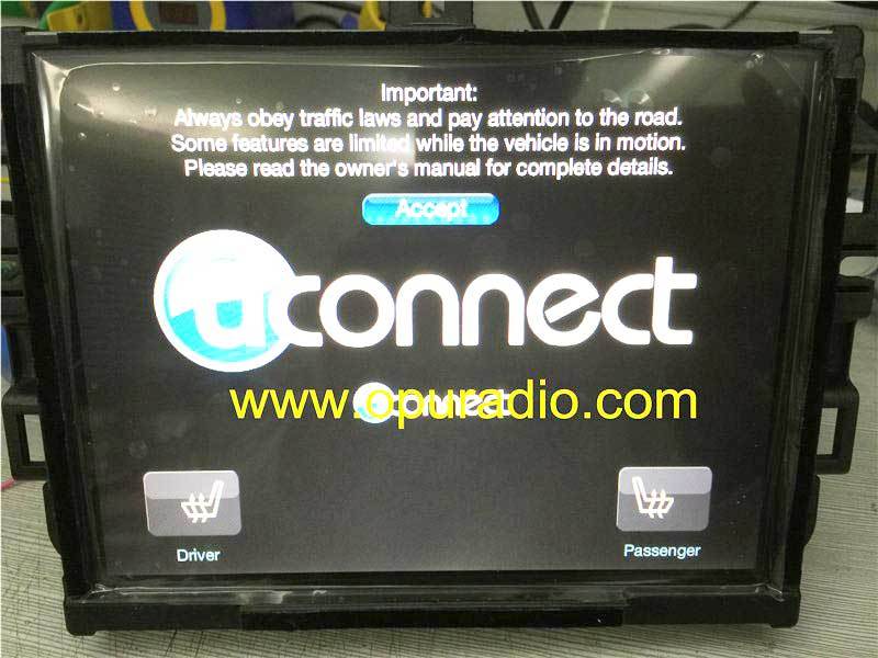 power on VP3 VP4 RA3 RA4 NA on the Bench for testing Chrysler Dodge RAM 1500 2500 3500 Jeep Grand Cherokee Uconnect and VP4R New style Maserati