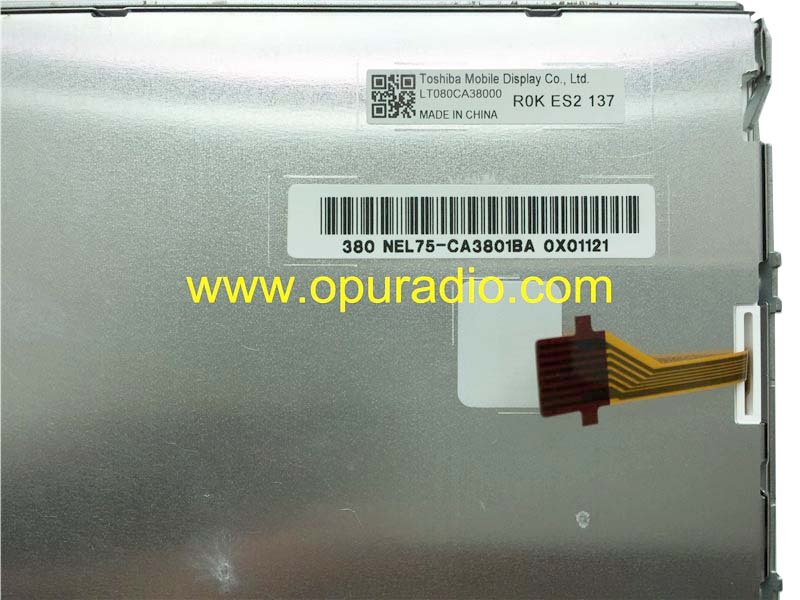Toshiba Display LT080CA38000 LTA080B0Y5F LCD Monitor Touch screen Digitizer for 11 12 Ford Taurus 09-12 Flex 11-14 Mustang Lincoln MKS Hybirds