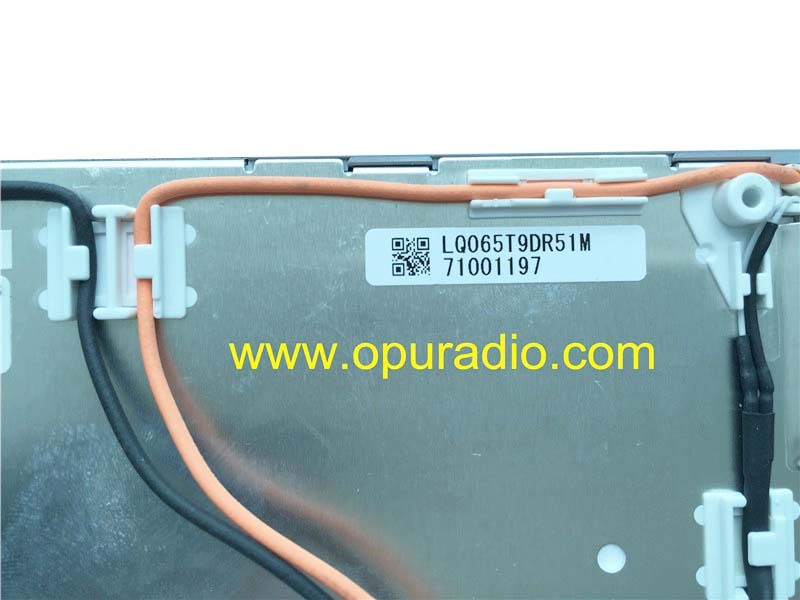 Sharp Display LQ065T9DR51M LQ065T9DR52T 52U LCD Monitor Screen for Porsche CayennePCM2 BE6693 Harman Becker Car Navigation radio Audio Media MAP GPS B