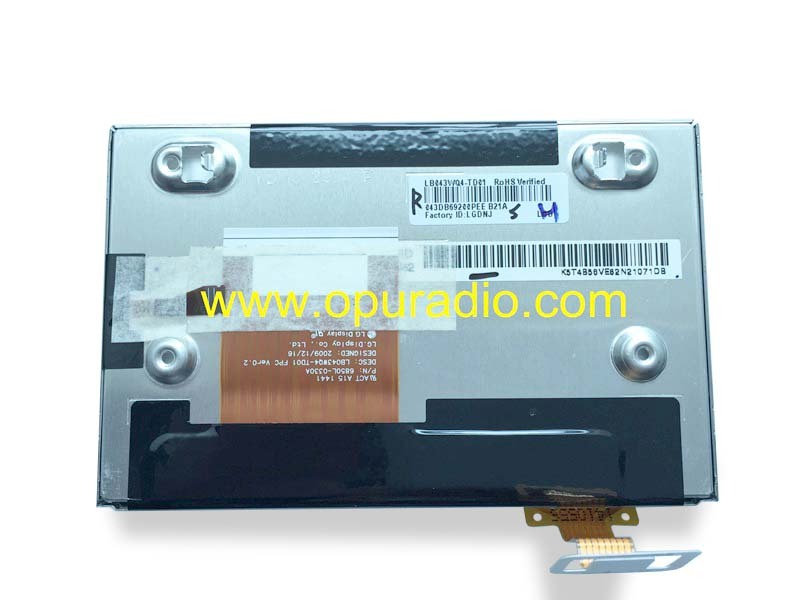 LG Display LB043WQ4-TD01 LCD Monitor with touch screen Digitizer for 2012-2014 Hyunda Sonata MOBIS 95180-3Q8004X KIA Optima 96160-2TAA0CA car