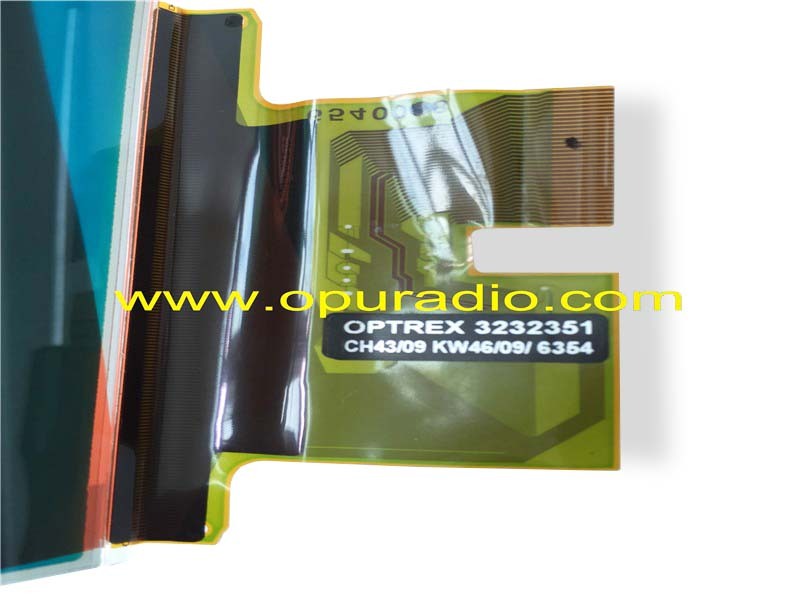 OPTREX 3232351 Display glass screen for BMW Group Alpine CD73 Professional CD Radio E81 E82 E87 LCI E88 E90 E91 E92 E93 Pixel Repair 128i 125i 135i 32