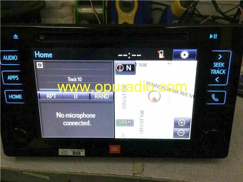 86100-04170 Panasonic Radio with JBL System for 2015-2017 Toyota Sienna Navigation Receiver 2016-2017 TACOMA Audio HD APPS Bluetooth GPS MAP Card