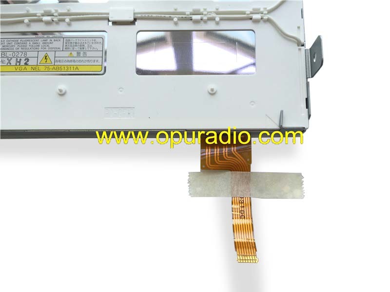 Toshiba Matsushita Display LTA070B512F LTA070B510F LCD Monitor with touch screen Digitizer 8Pin connector for Toyota Lexus ES240 ES300 ES350 ES430 ES4