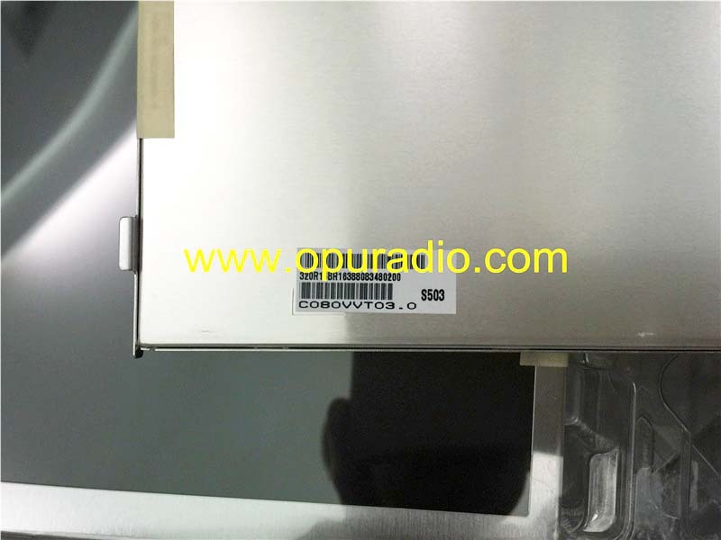 C080VVT03 AUO display LCD Monitor with touch screen digitizer for VOLKSWAGEN INFOTAINMENT 5G0 919 606 QFVW101E A B DISCOVER Pro 2 Radio Media Phone Na