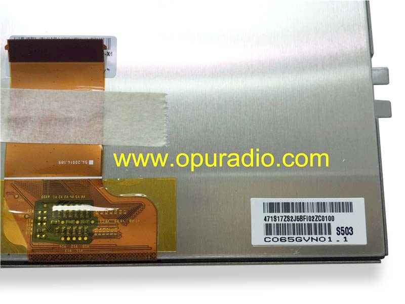 AUO LCD Monitr C065GVN01 screen for Audi 8U0 919 603A A1 A3 Q3 Alpine QFVD202B Display Unit car radio audio