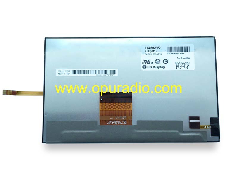 LG Display LA070WV2 TD01 (TD)(01) LCD Monitor with touch screen Digitizer for 2012-2015 Toyota Grand Prius JBL Radio Tundra 2014 Land Crusier Camry