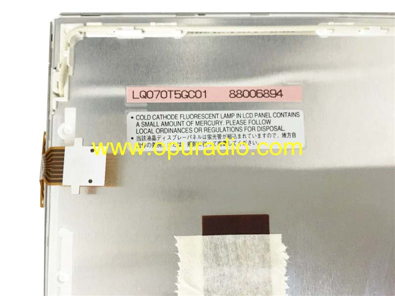 Sharp Display LQ070T5GC01 LQ070T5GA01 LCD Monitor with tocuh screen Digitizer for Toyota 2010-2014 Sequoia SR5 Venza 08-09 Tundra JBL Sienna car 4CD