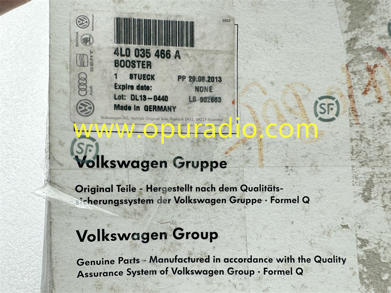 2010-up Audi Q7 4L Bang Olufsen amplifier 4L0035466A MMI 3G MultiMedia ASK AMP