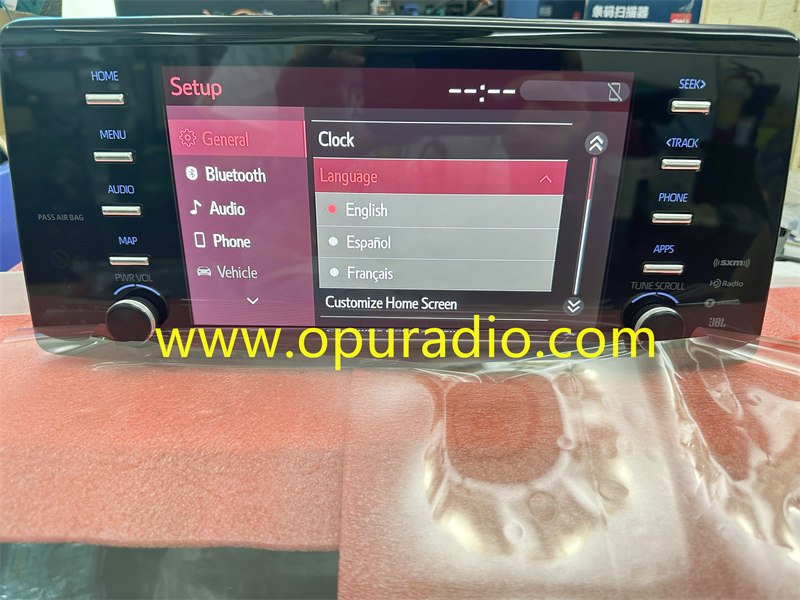 86140-08380 2020-2022 TOYOTA Sienna Receiver JBL Radio OEM Carplay XM