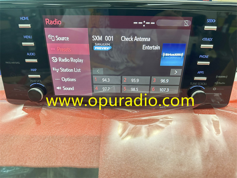 86140-08380 2020-2022 TOYOTA Sienna Receiver JBL Radio OEM Carplay XM