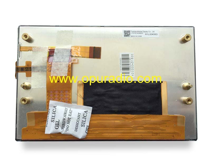 Toshiba Matsushita Display LT070CA04B00 LCD Monitor with touch screen for Peugeot 208 307 VDO Citroen Car Sat Nav GPS 9803584280-00 A2C31436701 09297E