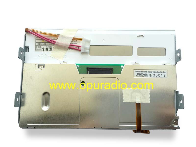 Toshiba Matsushita Display TFD70W60 LCD monitor with touch screen TFD70W61 TFD70W63 for Toyota Land Cruiser Lexus RX300 RX330 2003-2006 car Navigation