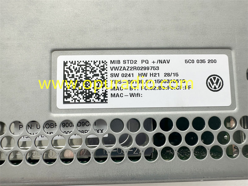 5C0035200 MIB2 DISCOVER RADIO FOR 16-19 VW Jetta Passat B8 Tiguan Golf GTI Volkswagen carplay