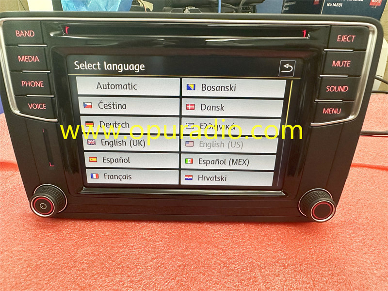 5C0035200 MIB2 DISCOVER RADIO FOR 16-19 VW Jetta Passat B8 Tiguan Golf GTI Volkswagen carplay