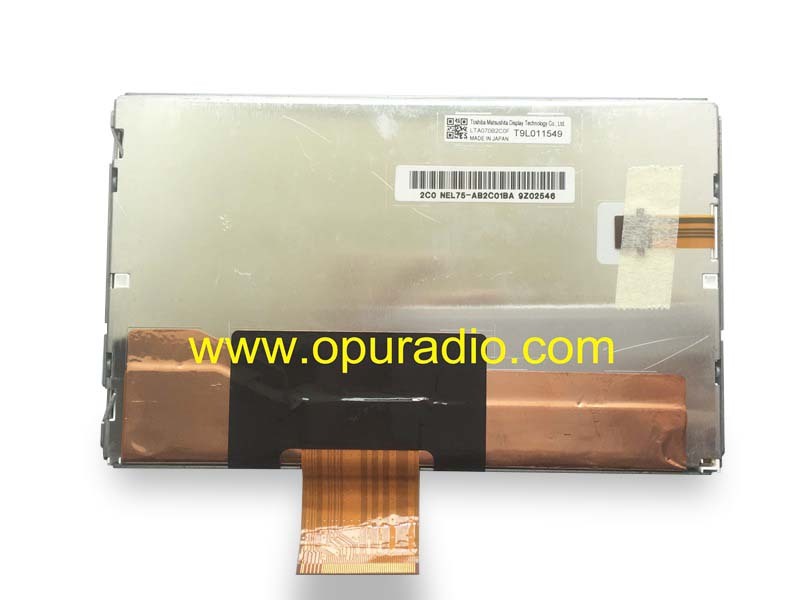 Toshiba Matsushita Display LTA070B2C0F without touch for Lexus ES350 ES240 car Navigation GPS radio