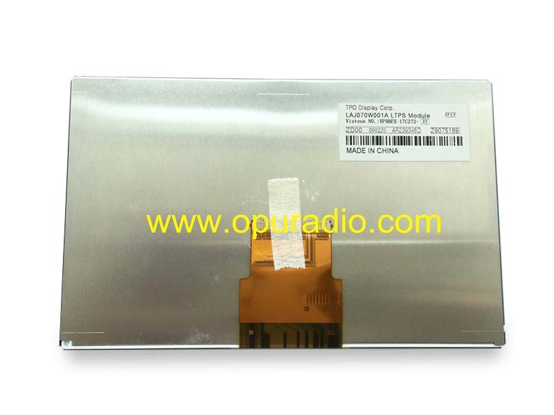 TPO Display LAJ070W001A LTPS Module LCD Monitor Screen for 2009 Ford Galaxy DVD player Entertainment Audio