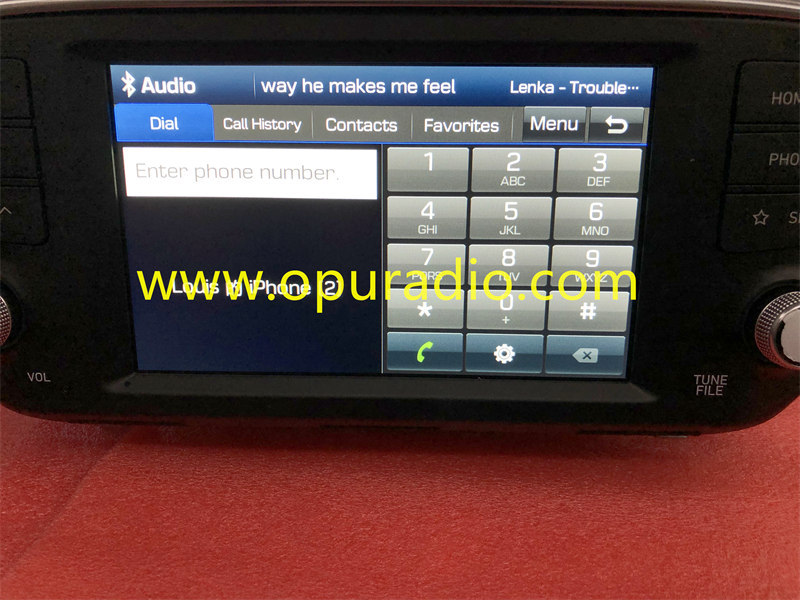 2019-2020 Hyundai Santa Fe Receiver CAN Market 7.0 Touch Screen 96160S2310VCS