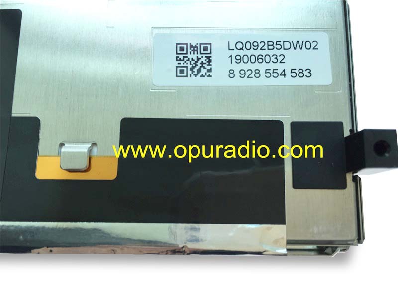 Sharp Display LQ092B5DW02 LCD monitor screen for BMW Group 7 Series Instrument Dash Cluster