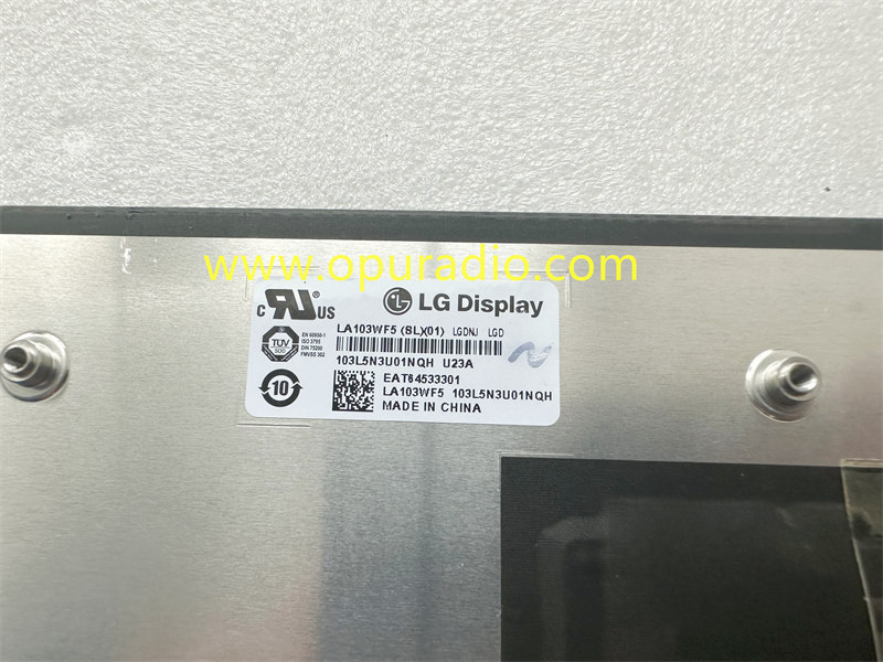 LG Display LA103WF5-SL01 for 2021-2023 Kia Sorento Ceed 3 MK3 Navigation 96560-J7620 96560-J7660