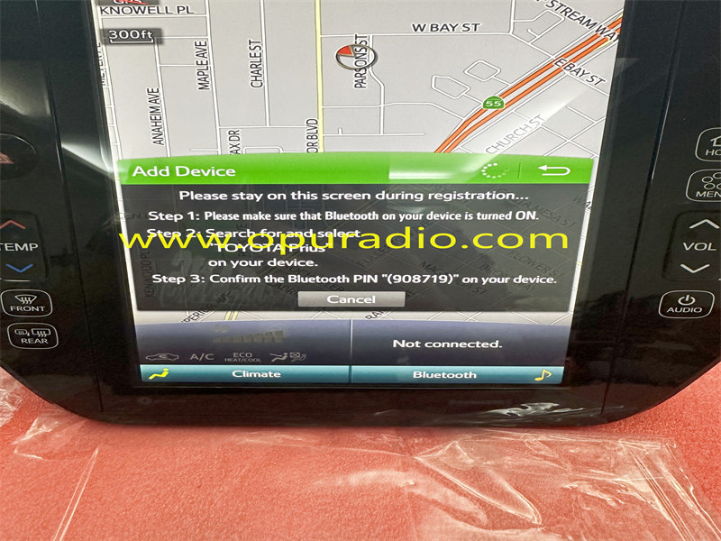 12inch Touch Screen for 2018-2020 TOYOTA Prius Prime Car Navigation Factory Radio E7051