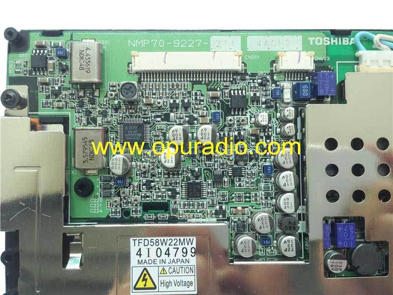 TFD58W22MW TFD58W23MW TOSHIBA Display NMP70-9227 LCD Monitor screen for Porshce car radio GPS audio Caterpillar 320D Hitachi ZX-3